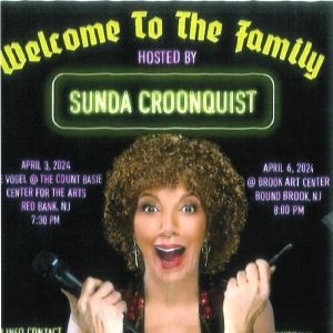 Comics Sunda Croonquist & Mike Marino To Perform Live In New Jersey April 3 & 6
