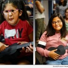 AASA's NOTES BRING HOPE Provides Ukuleles And Lessons For Visually Impaired