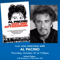 The Actors Studio to Present Conversation With Al Pacino & DOG DAY AFTERNOON…