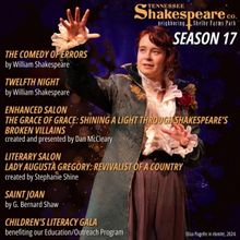 TN Shakespeare Co. THE COMEDY OF ERRORS and TWELFTH NIGHT for 17th Season