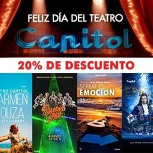 ESPECIAL: El Teatro Capitol conmemora el Día Mundial del Teatro con una promoción e
