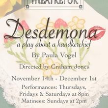 Previews: DESDEMON , a play about a handkerchief at TheatreFor