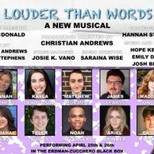 LOUDER THAN WORDS: A NEW MUSICAL Has its World Premiere Workshop at Kent State Univer
