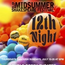TWELFTH NIGHT to be Presented by Ophelia's Jump At Sontag Greek Theatre This July