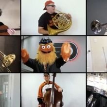 VIDEO: Philadelphia Orchestra Gets Conducted by Flyers Mascot Gritty For 'Feel the Sh
