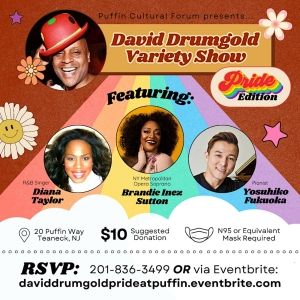 The David Drumgold Variety Show Comes To The Puffin Cultural Forum With Special…