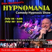 Comedy Hypnotist Don Barnhart's HYPNOMANIA is Coming to Jokesters Comedy Club