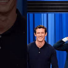 Callum Turner Teaches Jimmy Fallon a Pizza Dough Toss on THE TONIGHT SHOW
