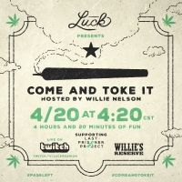 Luck Productions Presents 4/20 Live Stream: Come and Toke It With Willie Nelson
