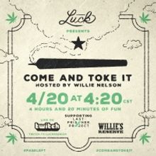 Luck Productions Presents 4/20 Live Stream: Come and Toke It With Willie Nelson