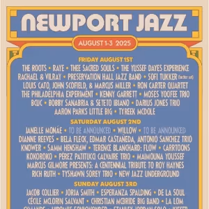 Newport Jazz Festival 2025 Details Daily Festival Lineups