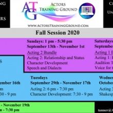 Actors Training Ground's Fall Session Open For Registration