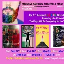 The Riant Theatre and The Triangle Rainbow Theatre Present 1st Annual LGBTQ Short Pla