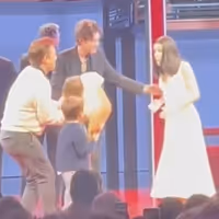 Video: Lea Michele's Kids Join Her Onstage at CHESS For Mother's Day Video