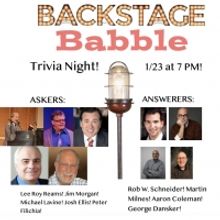 Lee Roy Reams, Peter Filichia and More Will Take Part in Backstage Babble Trivia Nigh