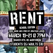 Shaker Theatre Arts Presents RENT School Edition