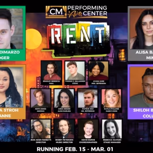 Cast Set For RENT at CM Performing Arts Center