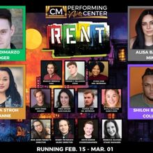 Cast Set For RENT at CM Performing Arts Center