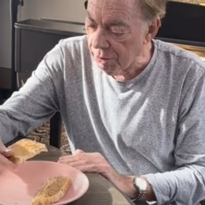Video: Andrew Lloyd Webber Tries Peanut Butter for the First Time at Age 75