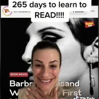 Video: Lea Michele Jokes That She Will 'Learn to Read' Before Barbra Streisand's…