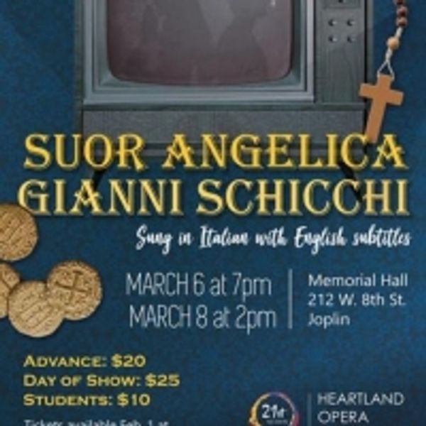 Heartland Opera Will Present Puccini's SUOR ANGELIA and GIANNI SCHICCHI Photo