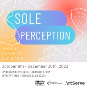 Explore ArtServe's Resident Artists' Exhibit SOLE PERCEPTION This Fall