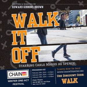 Carlo Marks To Star In World Premiere Of WALK IT OFF During Chain Theatre Winter…