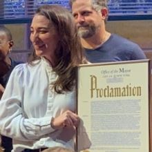 VIDEO: WAITRESS Company Celebrates 'Nick Cordero Day' Mayoral Proclamation