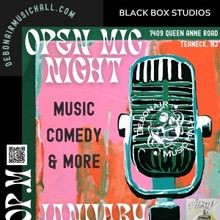 Join Black Box Studios and Liberty Arts for Open Mic Night at Debonair Music Hall