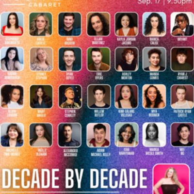DECADE BY DECADE: THE FINALE is Coming to The Green Room 42