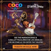 COCO Will Return to the El Capitan Theatre with a Live Performance
