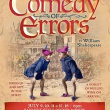Shepherd's Purse Theatre Company to Stage THE COMEDY OF ERRORS