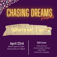 WHEREVER I GO From Chasing Dreams Cabaret Series Comes To Don't Tell Mama In May