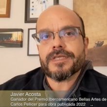 Javier Acosta Recibe El Premio Iberoamericano Bellas Artes De Poesía Carlos Pellicer