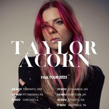 Taylor Acorn Announces East Coast Headlining Tour
