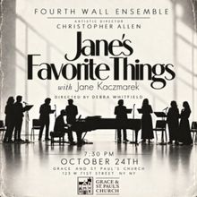 Jane Kaczmarek to Join Fourth Wall Ensemble for JANE'S FAVORITE THINGS