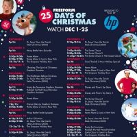 Freeform Announces the 25 DAYS OF CHRISTMAS Lineup
