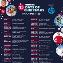 Freeform Announces the 25 DAYS OF CHRISTMAS Lineup