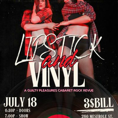 LIPSTICK & VINYL: A Guilty Pleasures Cabaret Rock Revue to Play Brooklyn's 3 Dollar B