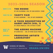 Five Productions Set for The University Of Washington School Of Drama 2023-24 Public 