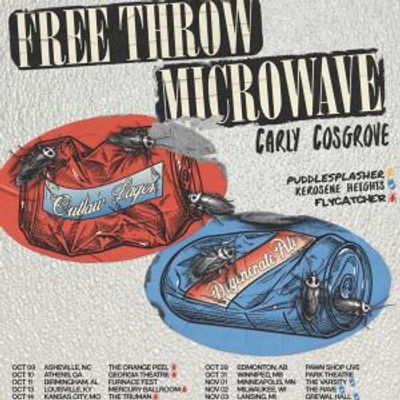 MICROWAVE and PUDDLE SPLASHER Release Collaborative Split, Fall Tour