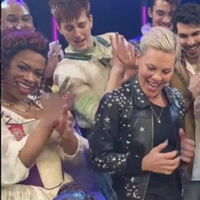 Video: P!nk Visits & JULIET For Kandi Burruss' Final Performance
