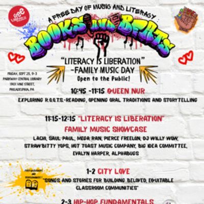 BOOKS AND BEATS: LITERACY IS LIBERATION Set For This Month