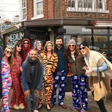MEDIUM RARE-Their Annual New Year's Day Pajama Brunch