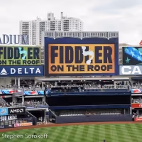 Photo Coverage: The Cast of FIDDLER ON THE ROOF IN YIDDISH Sings the National Anthem…