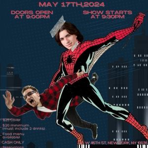 SPIDER MAN: TURN OFF THE UNAUTHORIZED PARODY is Coming to Don't Tell Mama