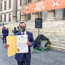 Javier Munoz and Molly Braverman Honored With Award For Co-Creating the Broadway Reli