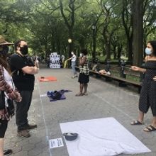 The Living Mural Brings Live Theater To Central Park