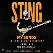 Sting Extends Las Vegas Residency 'My Songs' at the Colosseum at Caesars Palace
