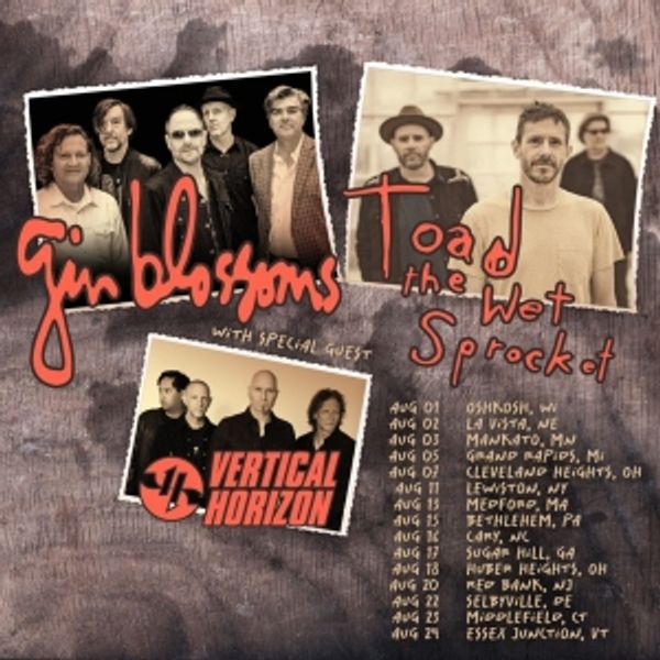 Gin Blossoms & Toad The Wet Sprocket Set Co-Headlining Summer Tour Photo